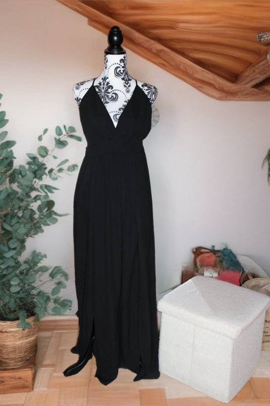 Robe longue noire